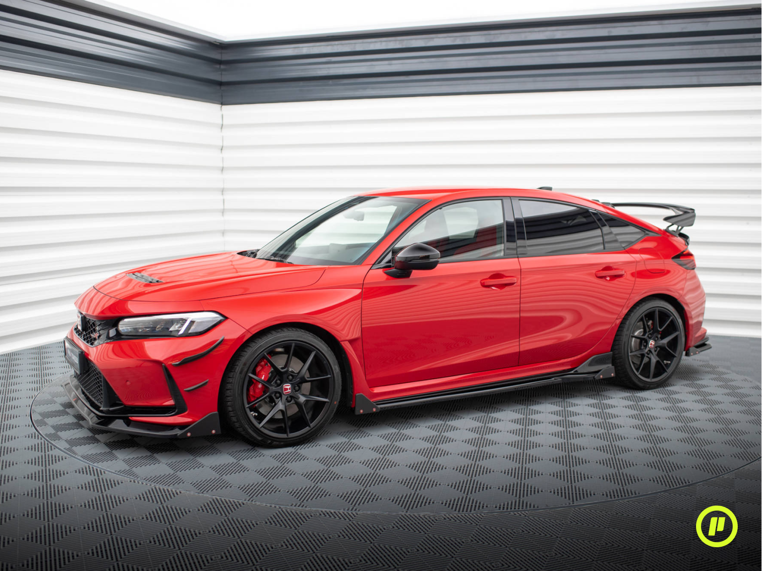 Maxton Design Side Skirts Diffusers v1 Flaps for Honda Civic Type