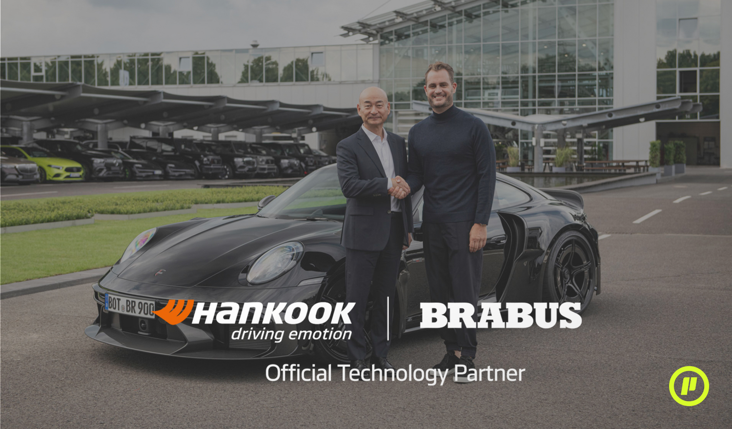 The premium tire manufacturer Hankook is official Brabus technology partner