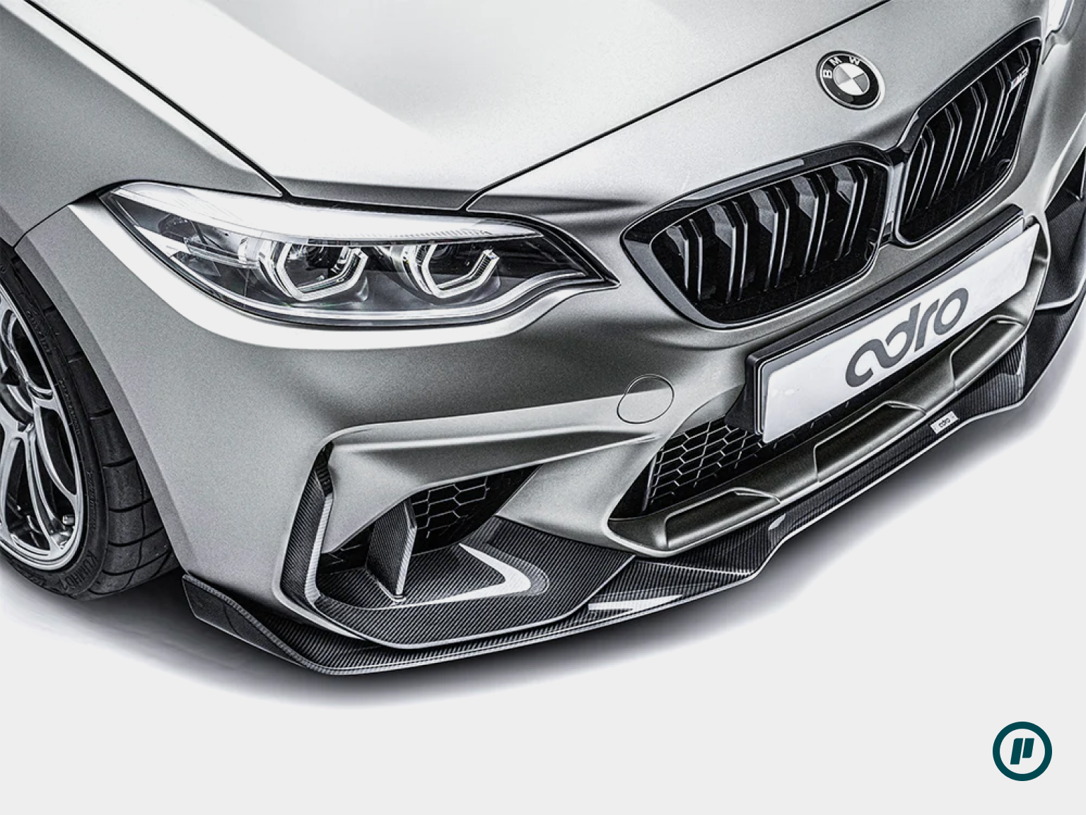 Adro - Carbon Fiber Front Splitter for BMW M2 CS & Competition (F87 2016 - 2021)