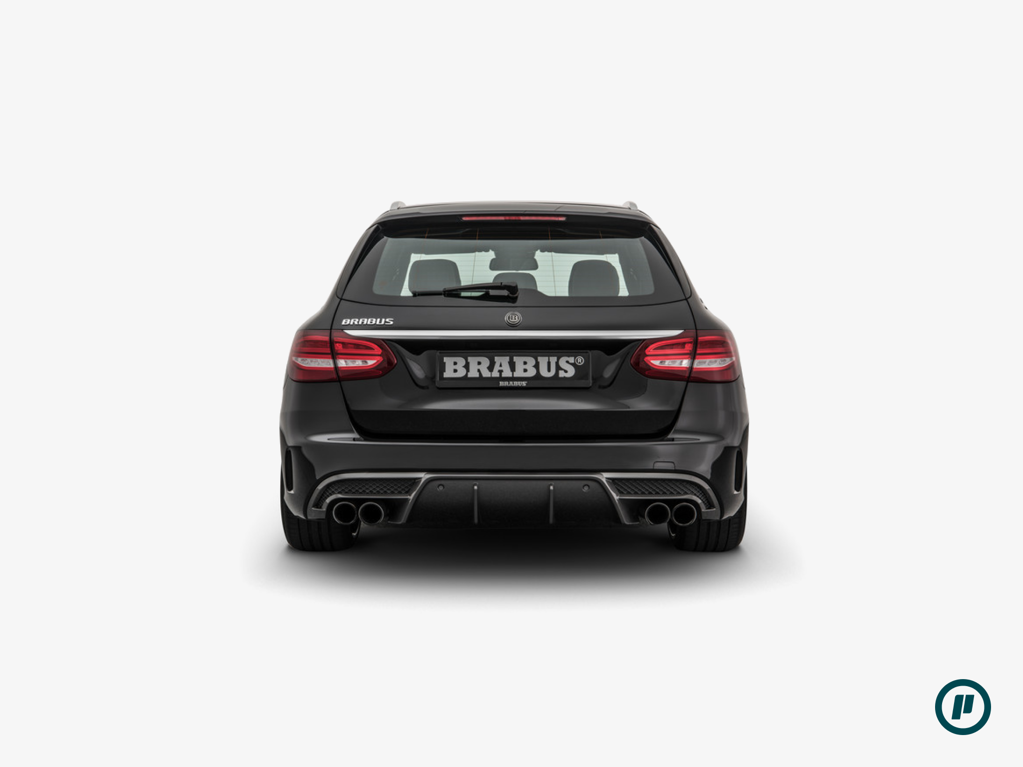 Brabus Rear Fascia Inserts for Mercedes-Benz C160 - AMG C43 | AMG LINE (S205 2014-2021)