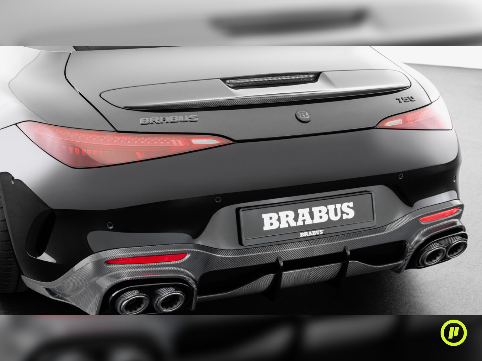 Brabus Carbon Rear Diffuser for Mercedes-Benz SL63 AMG (R323 2023+)