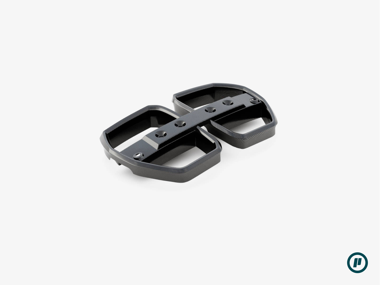 Maxton Design - Carbon Fiber Front Grill + License Plate Holder Base for BMW M3 (G80 2021+)