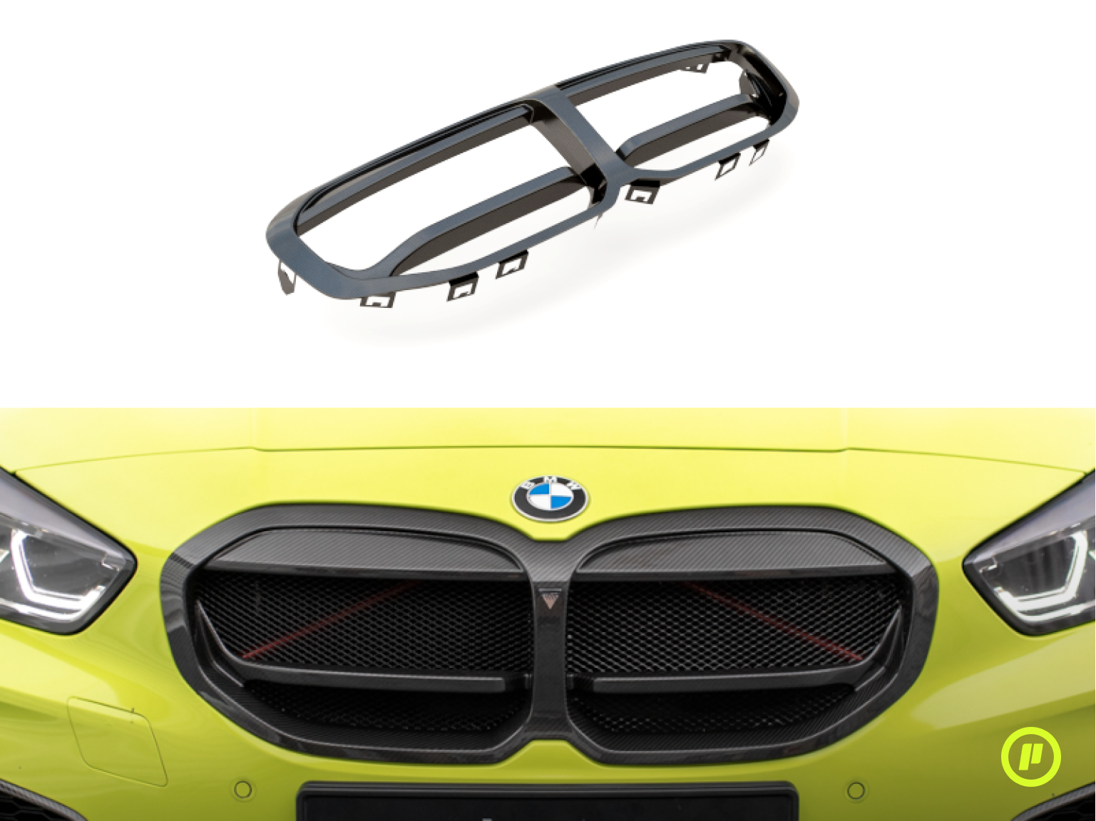 Carbon Fiber Front Bumper Side Vents BMW 1 F40 M-Pack/ M135i  Our Offer \  BMW \ Seria 1 \ F40 [2019-] \ M135i Our Offer \ BMW \ Seria 1 \