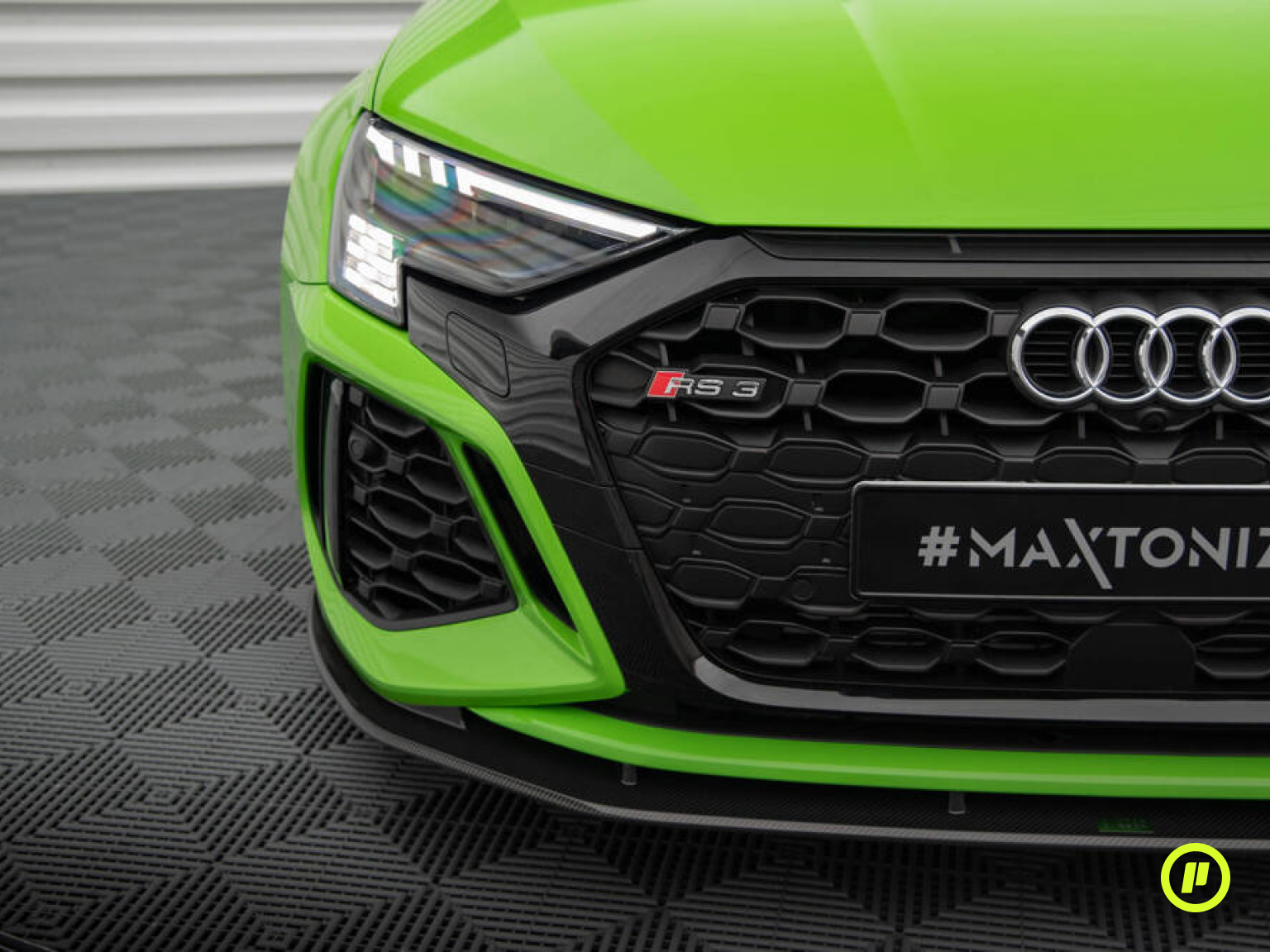 Maxton Design - Carbon Fiber Front Splitter for Audi RS3 Sedan (8Y 2020+)