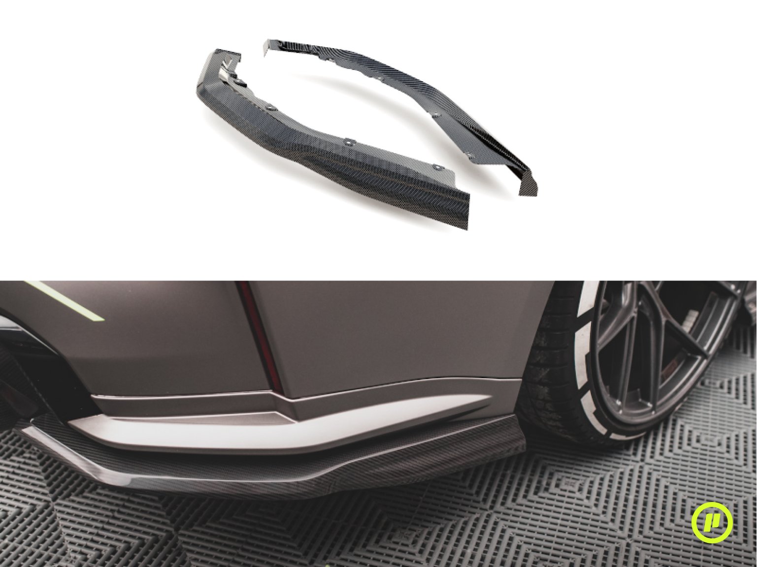 Maxton Design - Carbon Fiber Rear Side Splitter for BMW M4 (G82 2021+)