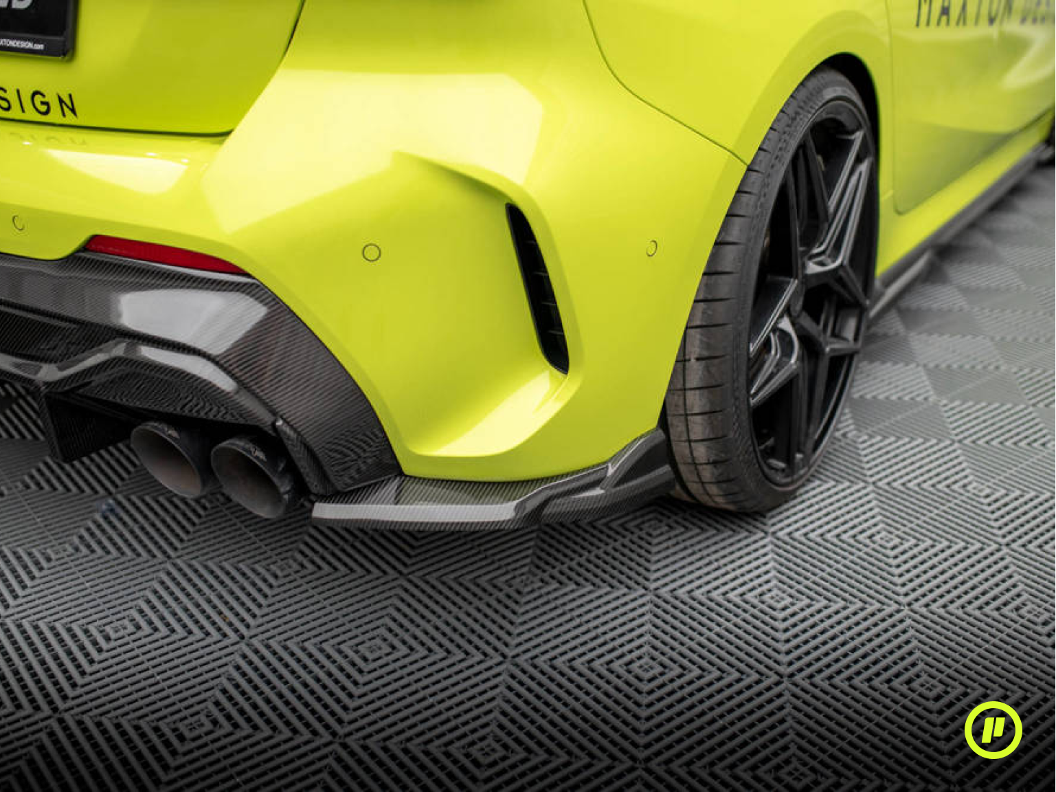 Maxton Design - Carbon Fiber Rear Side Splitters for BMW M135i (F40 2019+)