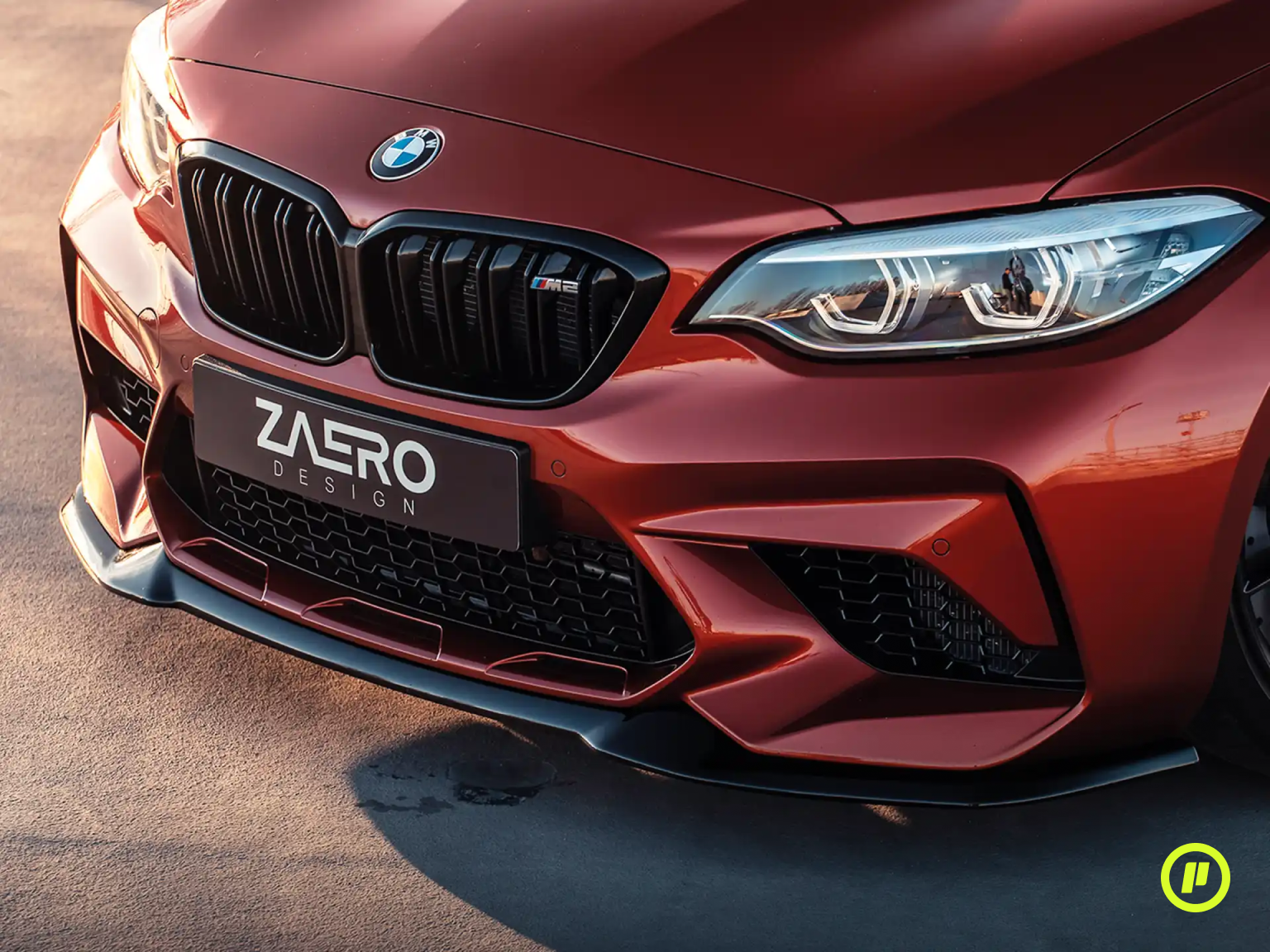 Omologazione DTC - Splitter Anteriore Zaero per BMW M2 (F87 2018 - 2023)