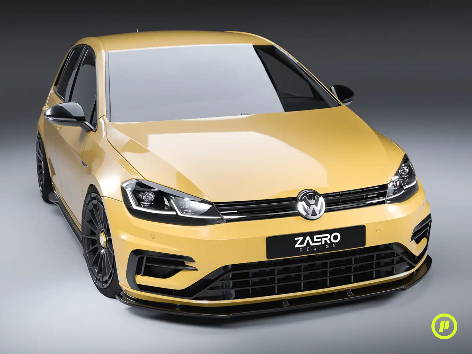 DTC Homologation - Zaero EVO-1 Front Splitter for VW Golf R (Mk7.5 2016 - 2020)