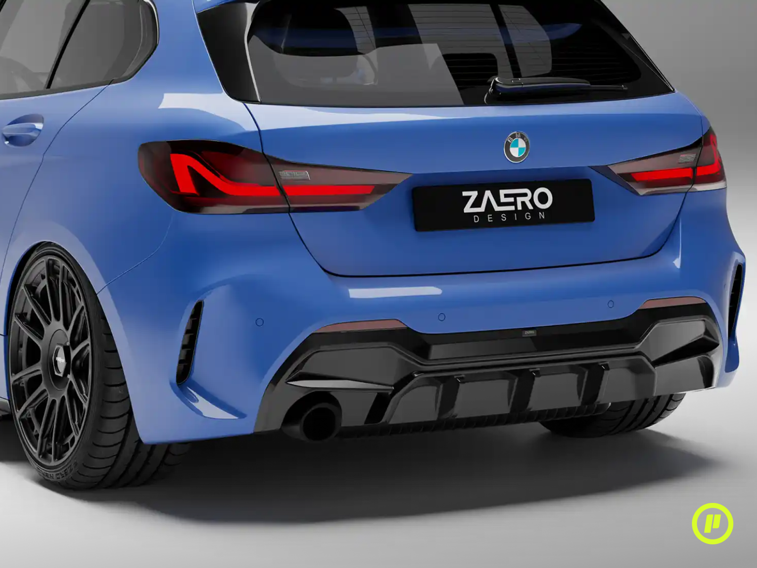 Zaero Design - EVO-1 Rear Diffuser for BMW 1-Series (F40 2019 - 2023)