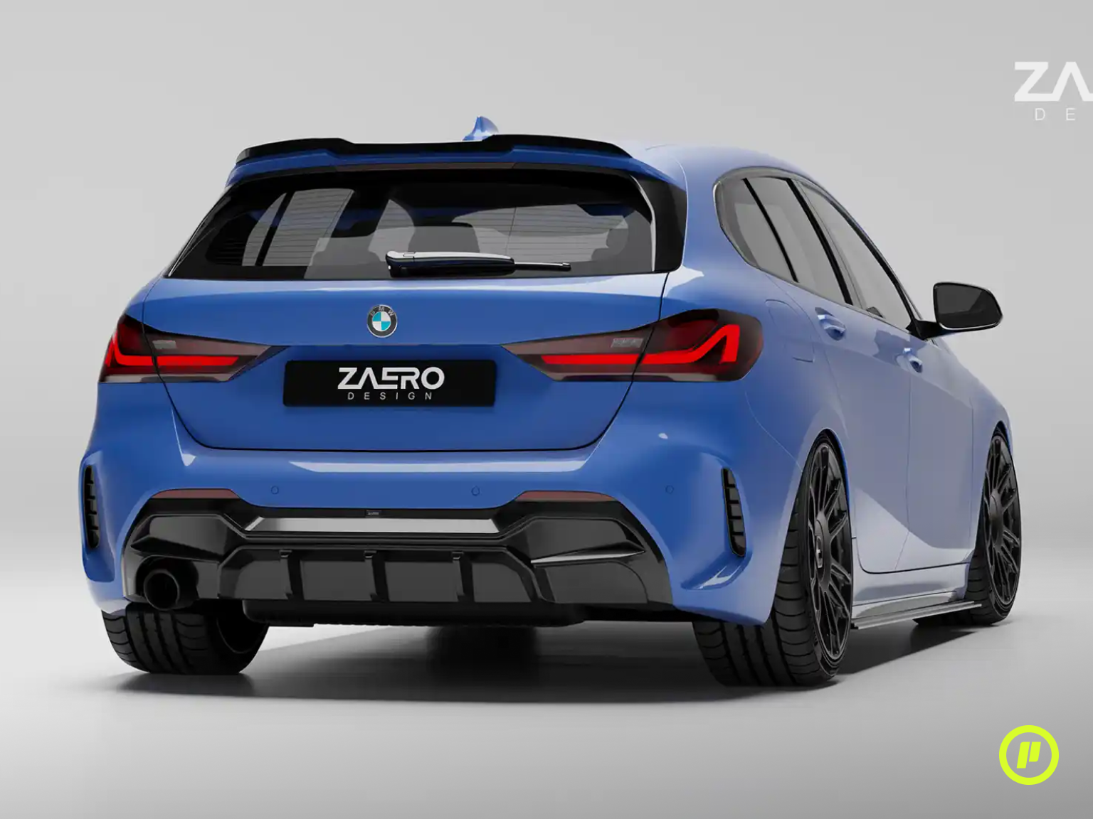 Zaero Design - EVO-1 Rear Diffuser for BMW 1-Series (F40 2019 - 2023)