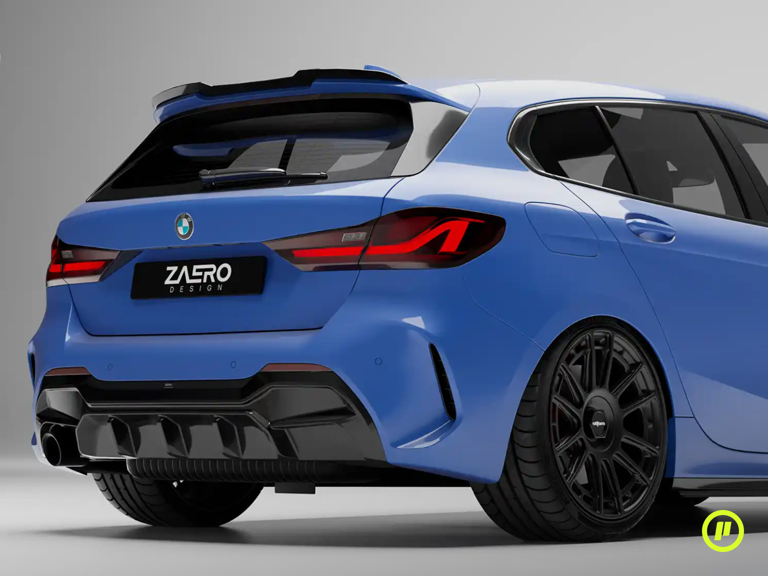 Zaero Design - EVO-1 Rear Diffuser for BMW 1-Series (F40 2019 - 2023)