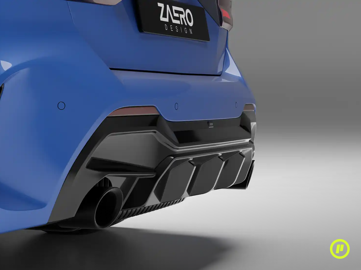 Zaero Design - EVO-1 Rear Diffuser v1 for BMW 1-Series (F40 2019 - 2023)