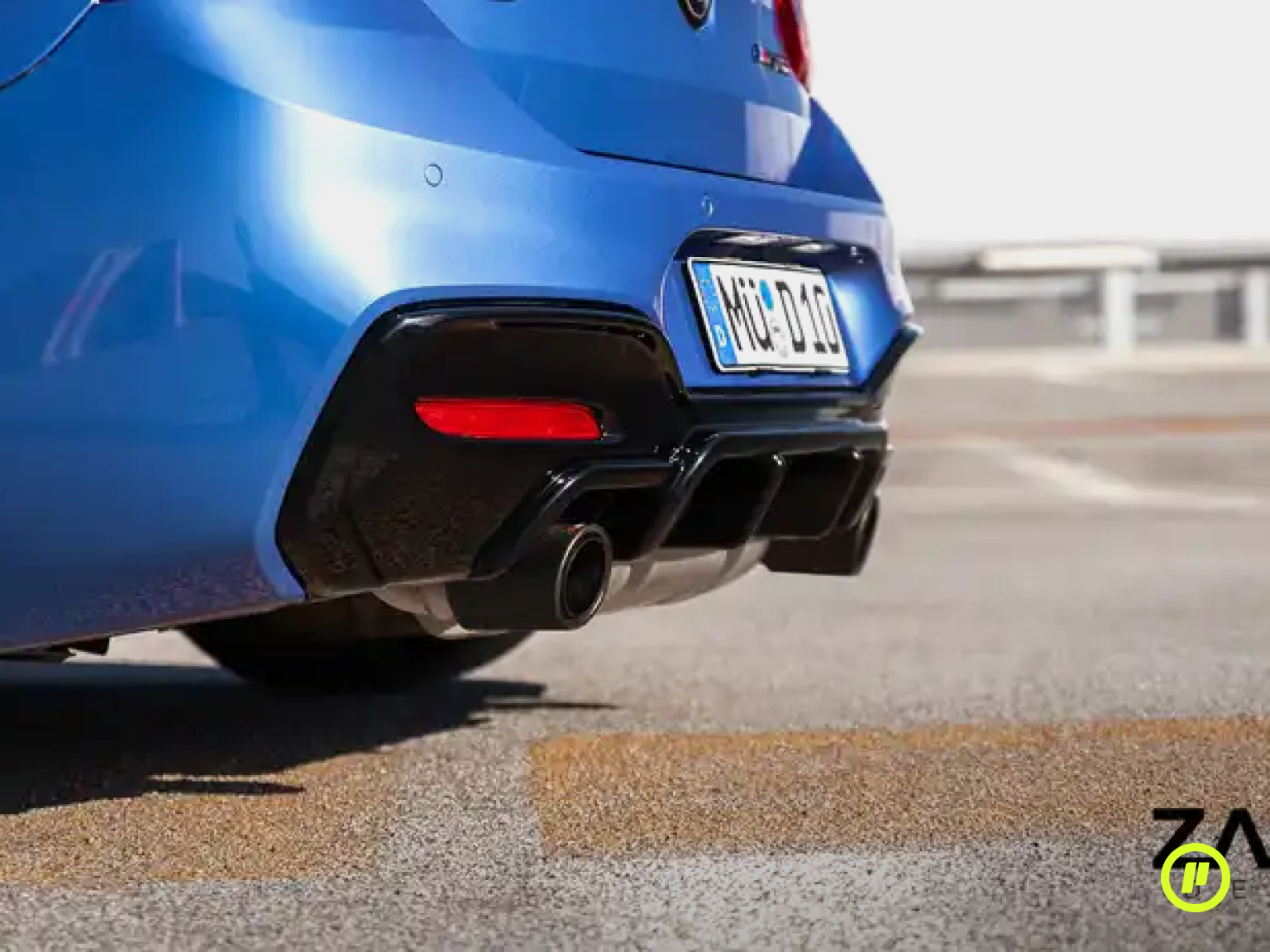 Zaero Design - EVO-1 Rear Diffuser v2 for BMW 1-Series (F20 & F21 2015 - 2019)