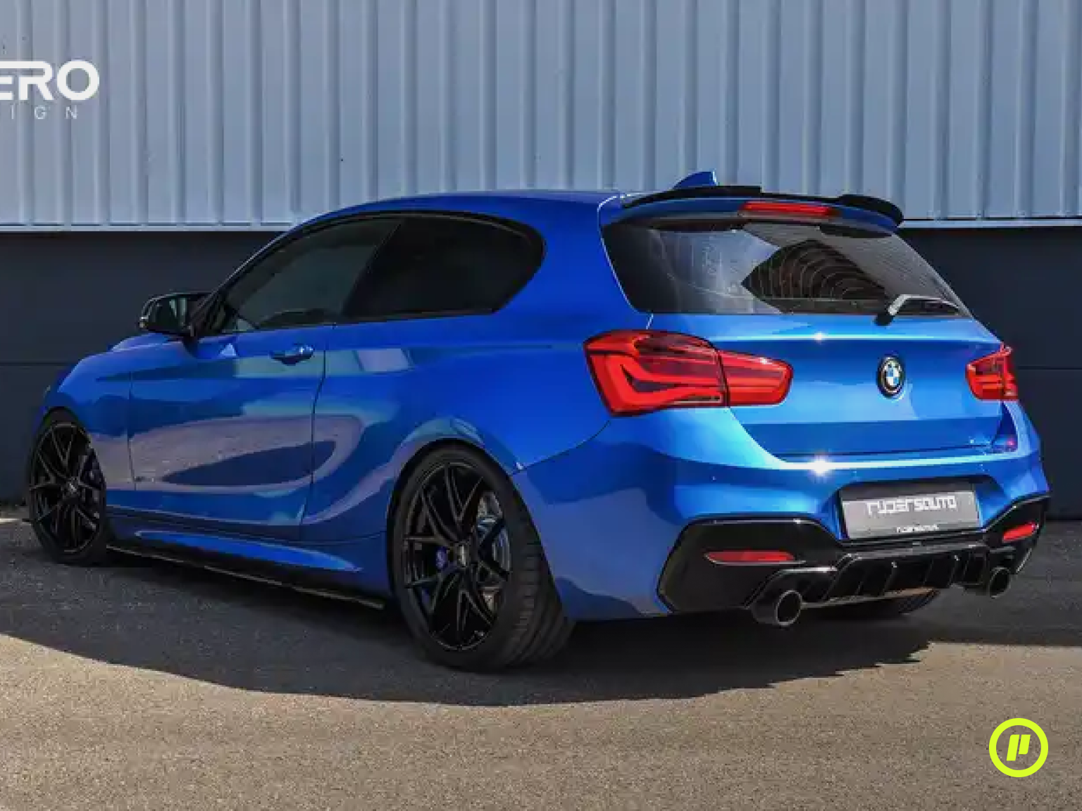 Zaero Design - EVO-1 Rear Diffuser v2 for BMW 1-Series (F20 & F21 2015 - 2019)