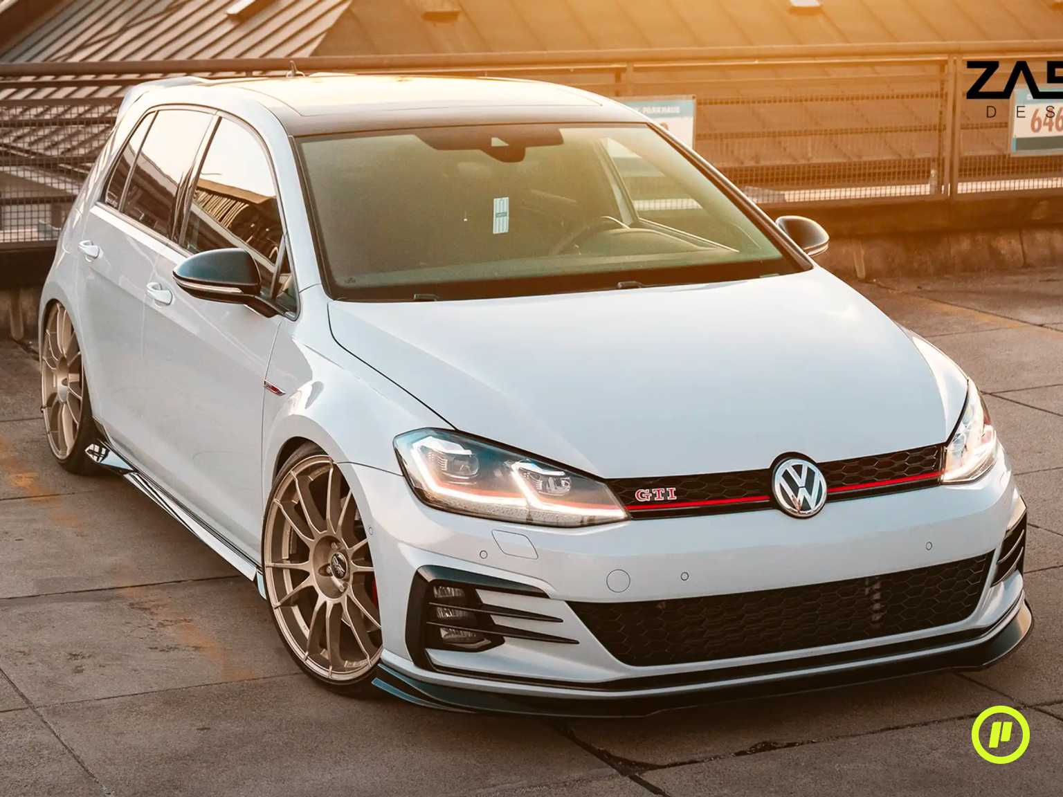 Zaero Design - EVO-1 Front Splitter for VW Golf 7.5 (GTI / GTD Facelift 2016 - 2020)