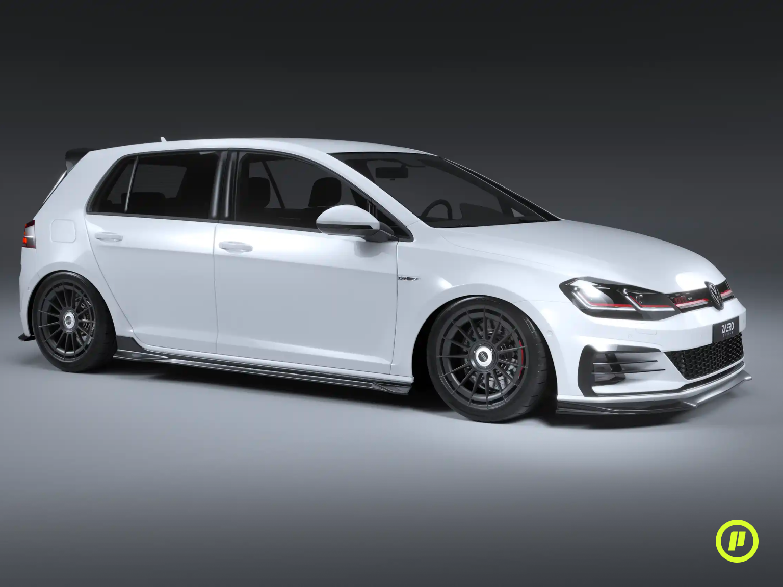 Zaero Design - EVO-1 Frontsplitter für VW Golf 7.5 (GTI / GTD Facelift 2016 - 2020)