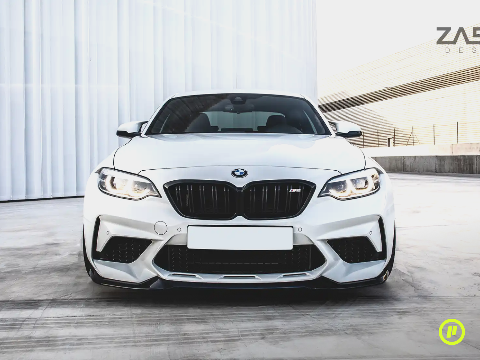 Zaero Design - Splitter Anteriore EVO-S per BMW M2 Competition (F87 2018 - 2023)