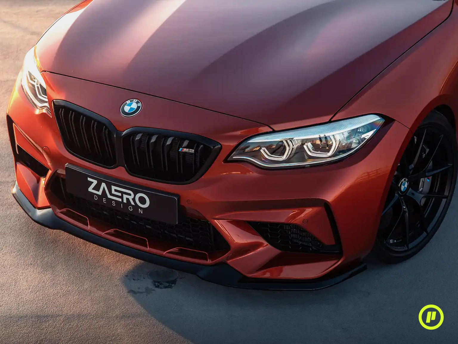 Zaero Design - Splitter Anteriore EVO-S per BMW M2 Competition (F87 2018 - 2023)