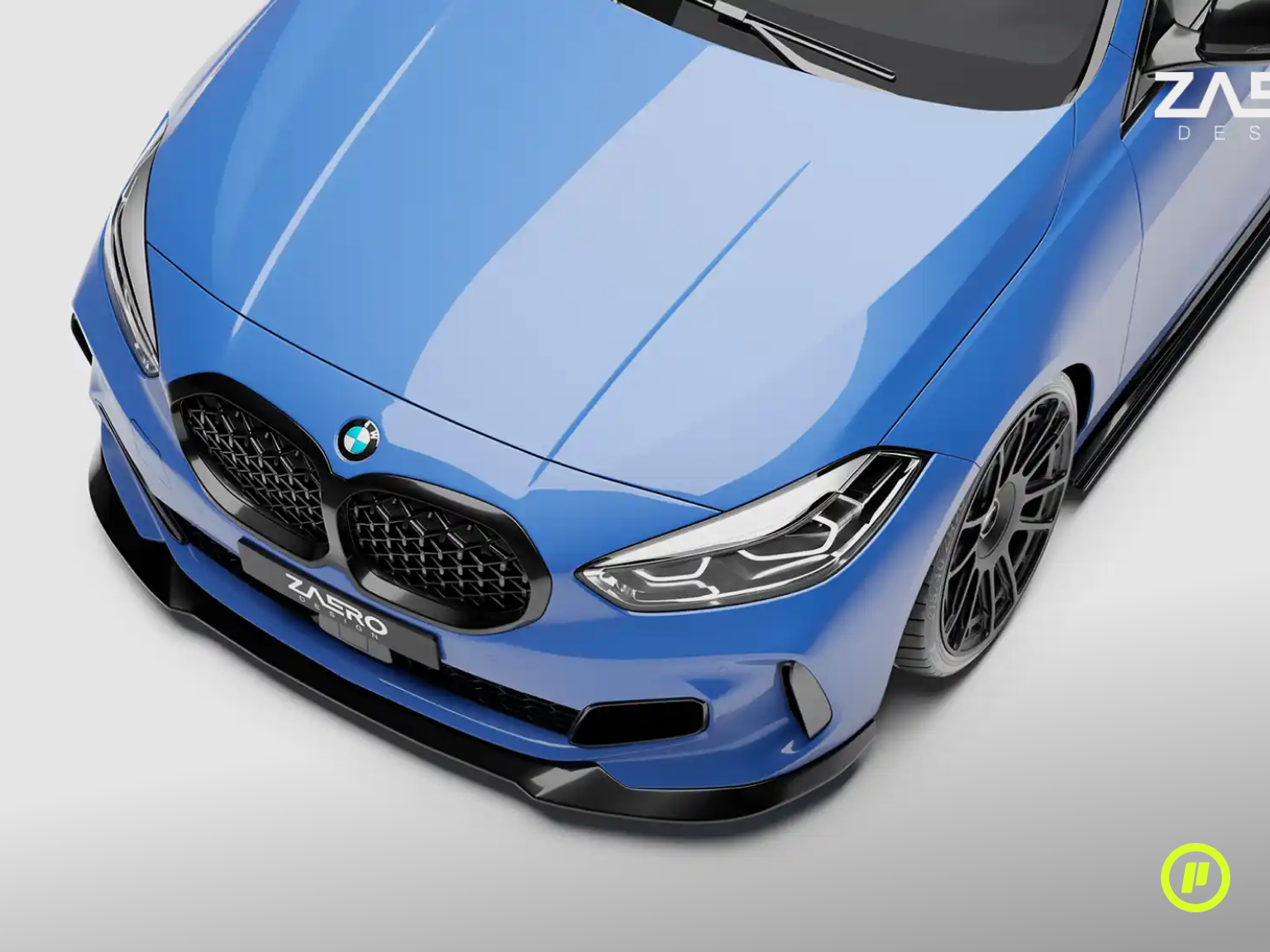 Zaero Design - EVO-1 Front Splitter for BMW 1-Series (F40 2019 - 2023)