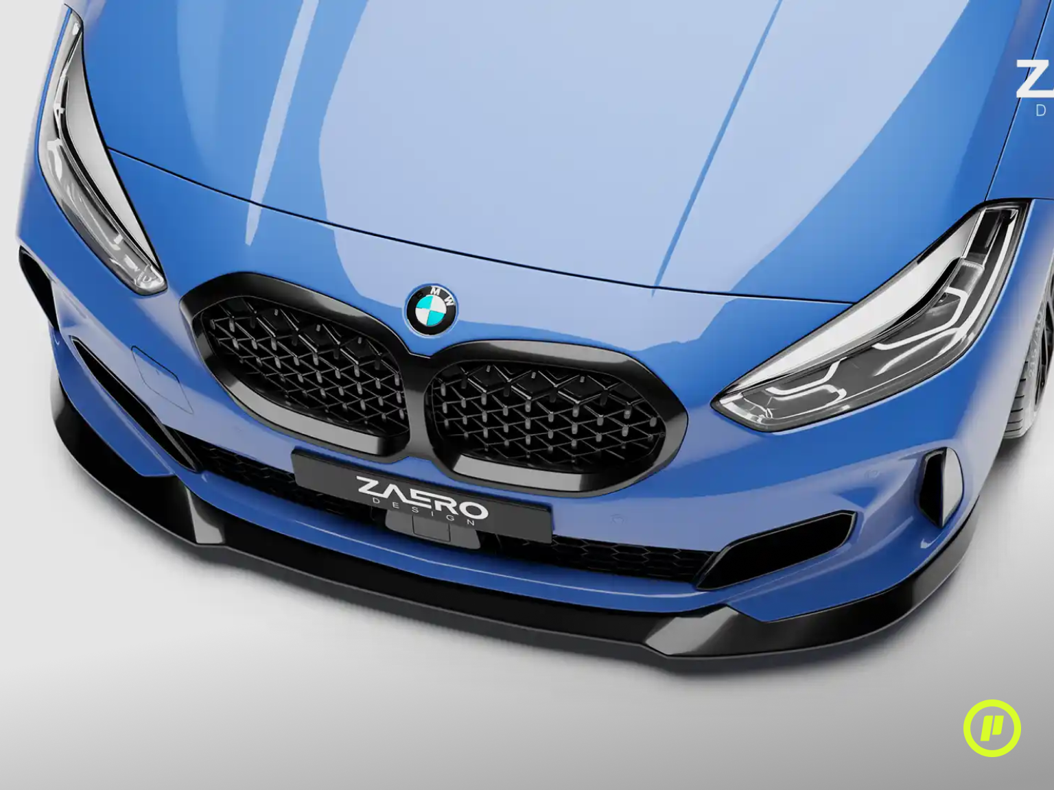 Zaero Design - EVO-1 Front Splitter for BMW 1-Series (F40 2019 - 2023)