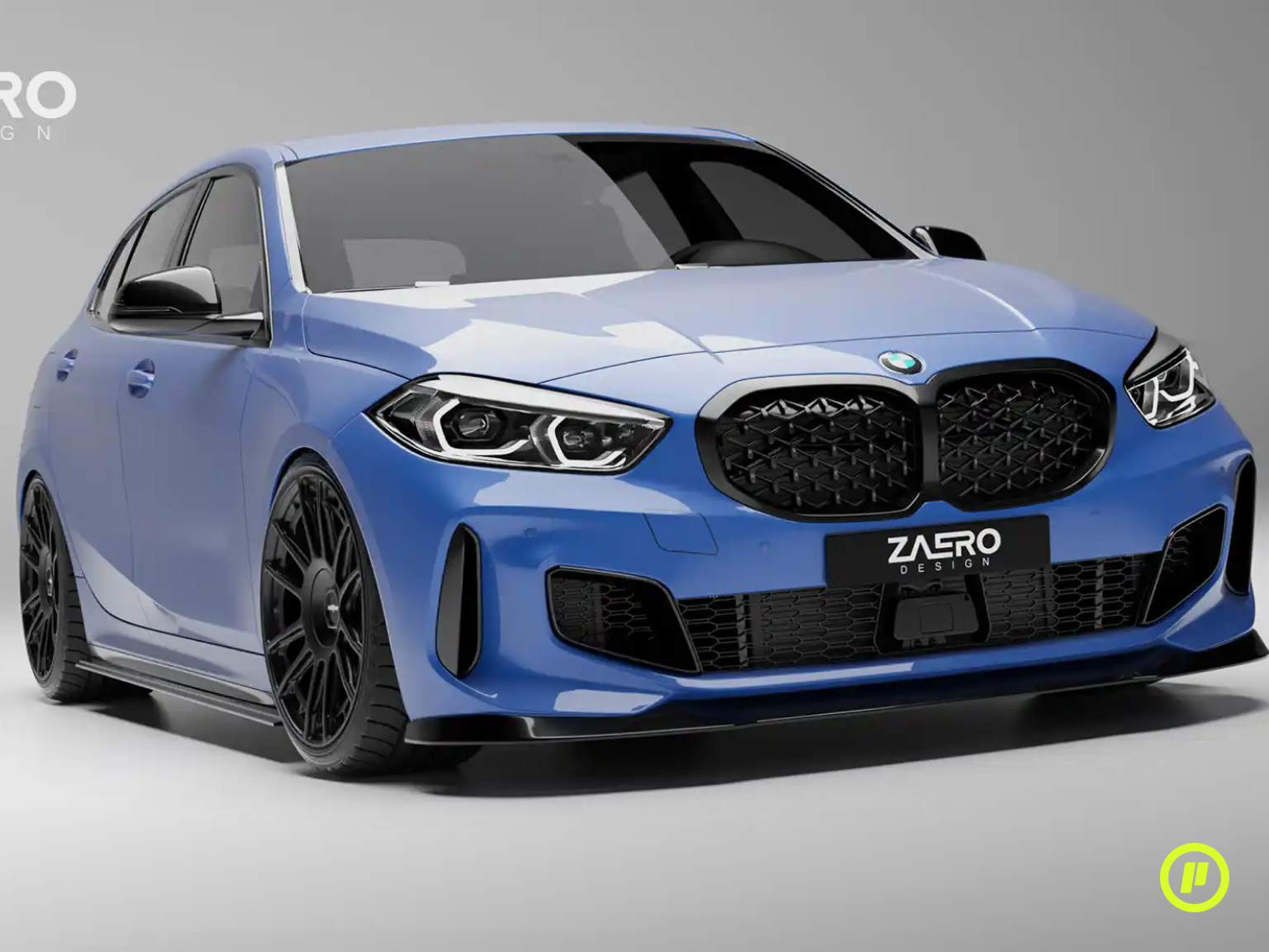 Zaero Design - EVO-1 Front Splitter for BMW 1-Series (F40 2019 - 2023)