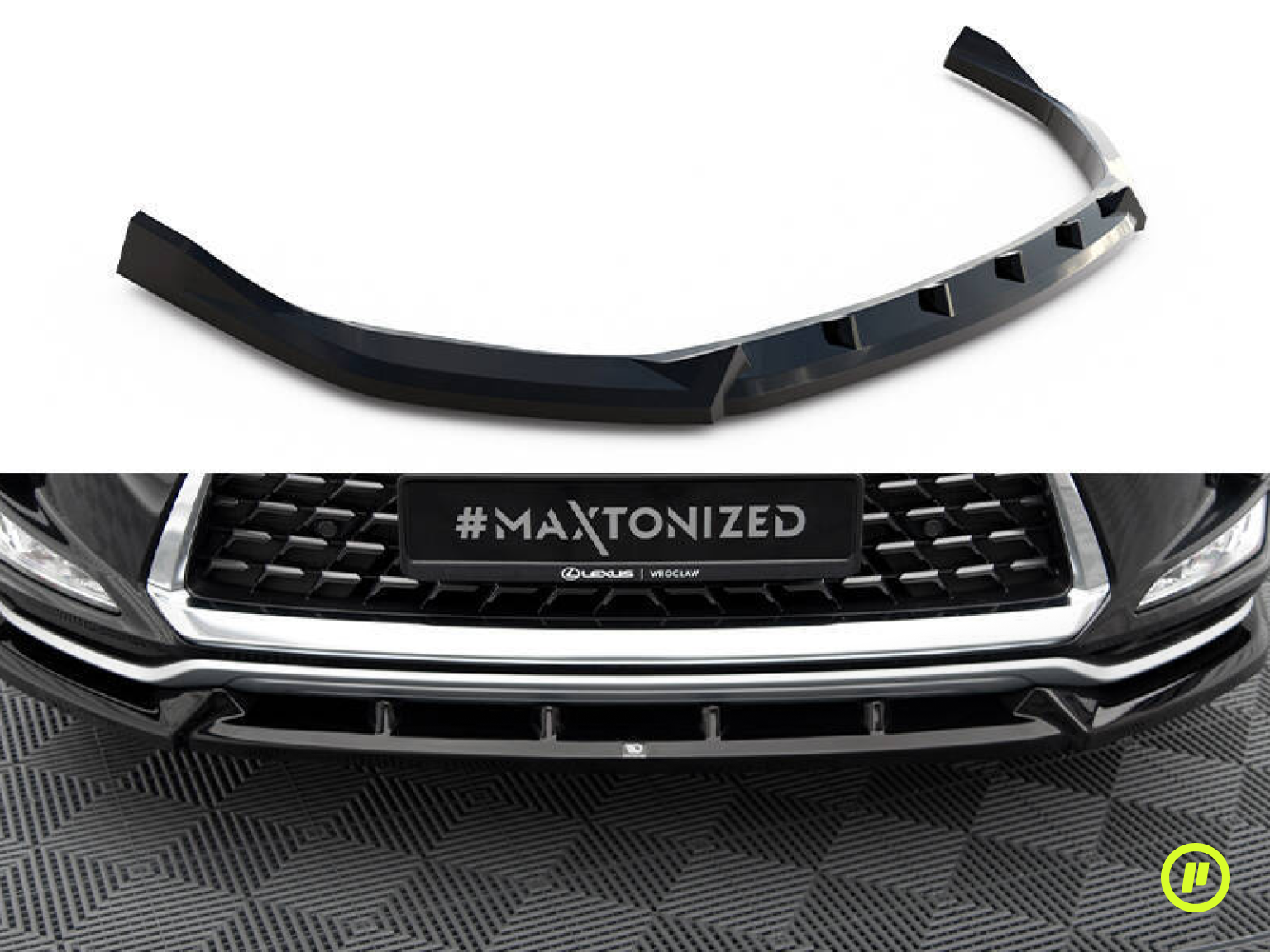 Maxton Design - Front Splitter for Lexus RX F-Sport (AL20 Facelift 2019 - 2022)