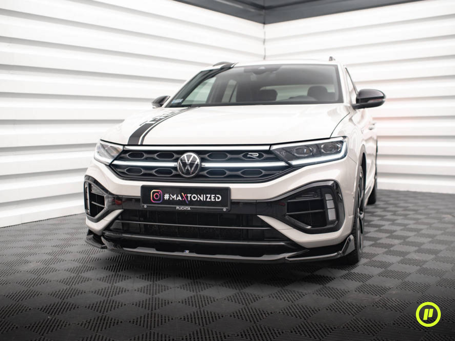 Maxton Design – Frontsplitter v2 für Volkswagen T-Roc R Facelift (Mk1 2021+)