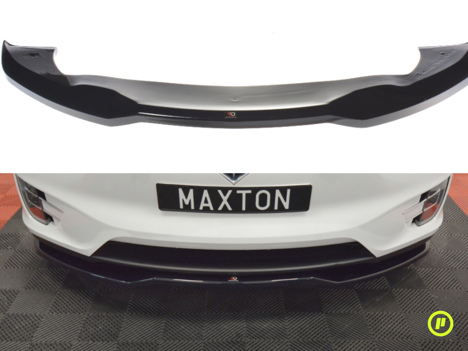 Maxton Design - Front Splitter v2 for Tesla Model X (2015+)