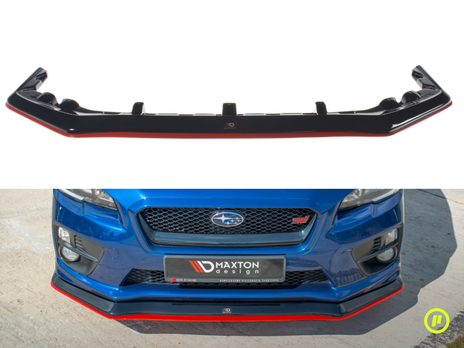 Maxton Design - Front Splitter v3 for Subaru WRX STI (VA 2014+)
