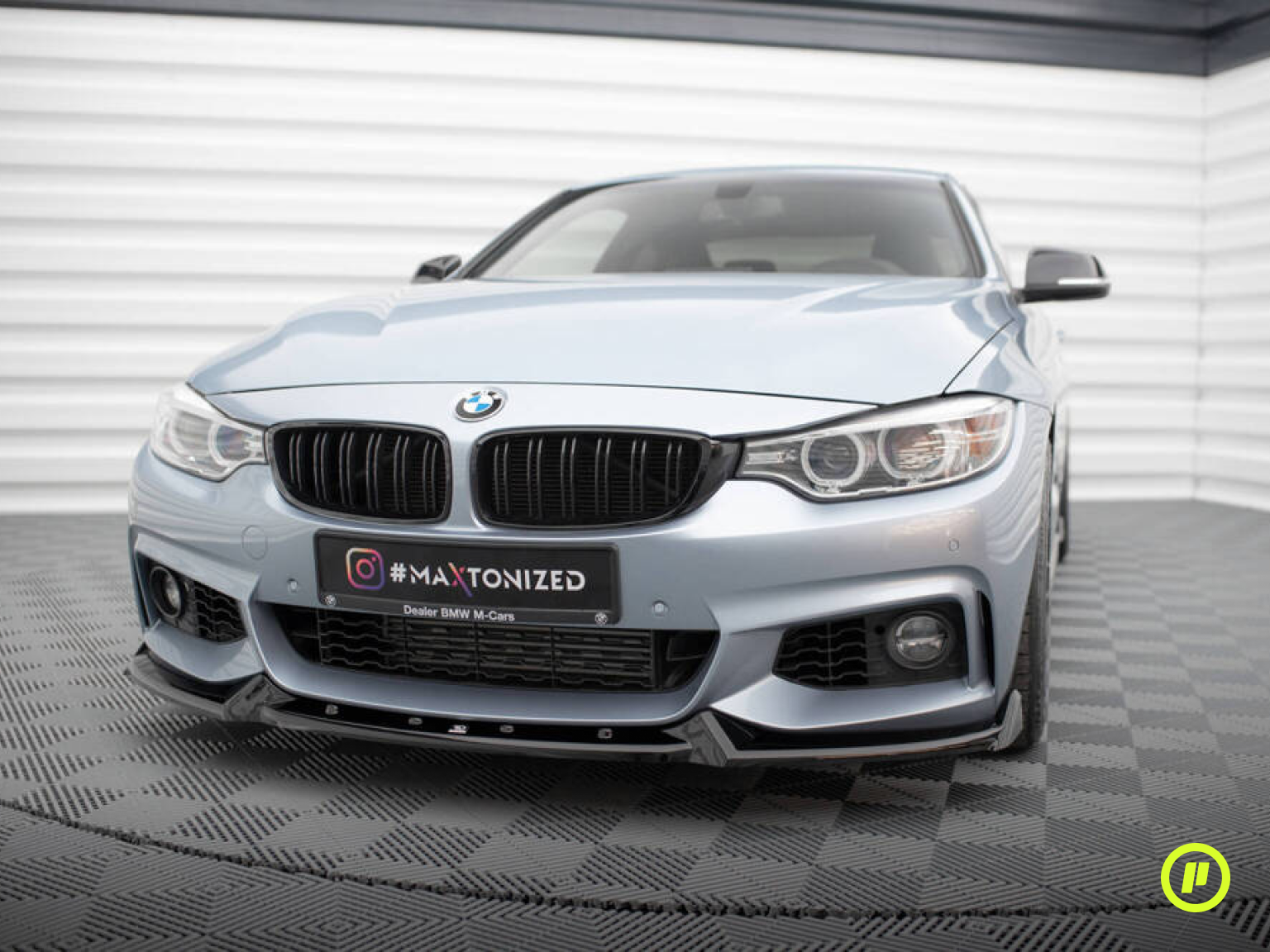 Maxton Design - Front Splitter v4 for BMW Series 4 Coupe M-Pack (F32 2013 - 2020)