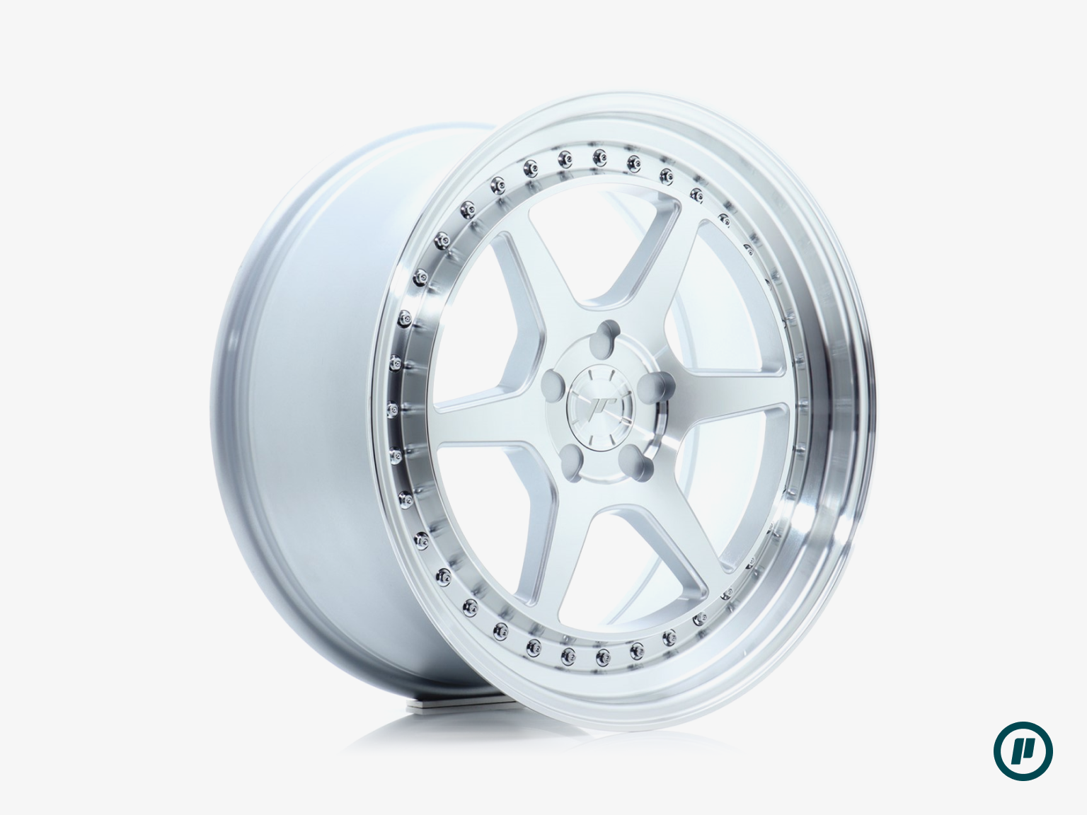 JR Wheels – JR43 18" x 9,5J | ET 15-35 | 5x112 [Silber mit maschinell bearbeiteter Oberflächenfarbe]