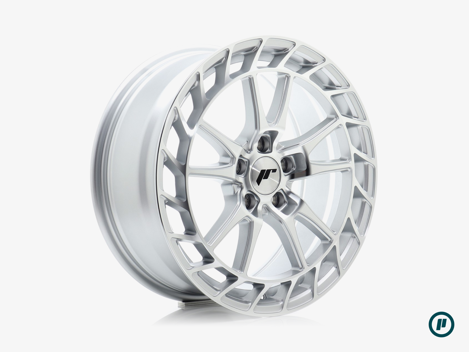 JR Wheels – JR43 18" x 8,5J | ET 15-35 | 5x105 [Silber mit maschinell bearbeiteter Oberflächenfarbe]