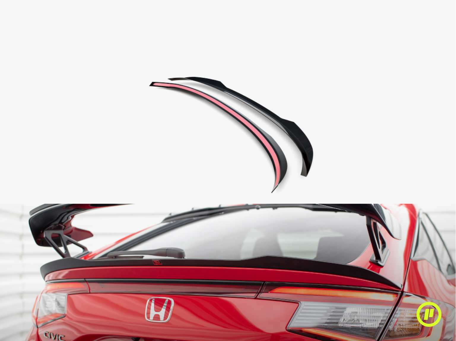 Maxton Design – Untere Spoilerkappe für Honda Civic Type-R (MK11 2023+)