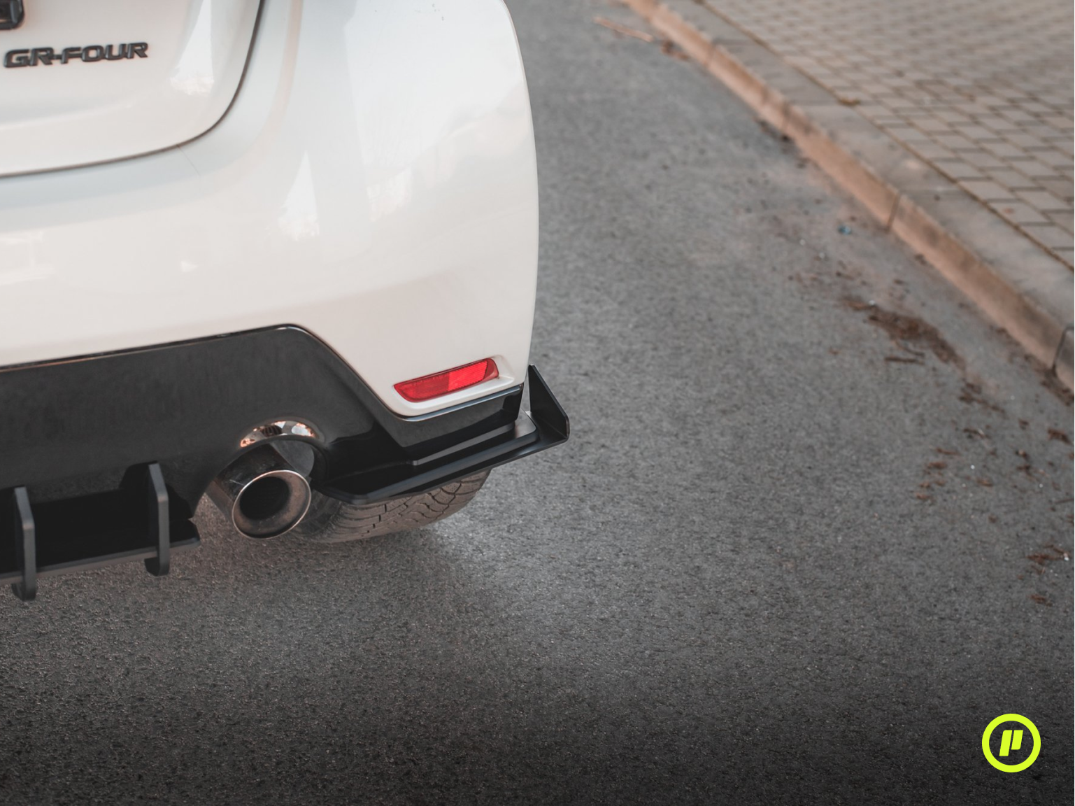 Maxton Design - Racing Durability Rear Side Splitters + Flaps for Toyota GR Yaris (MK4 2020+)