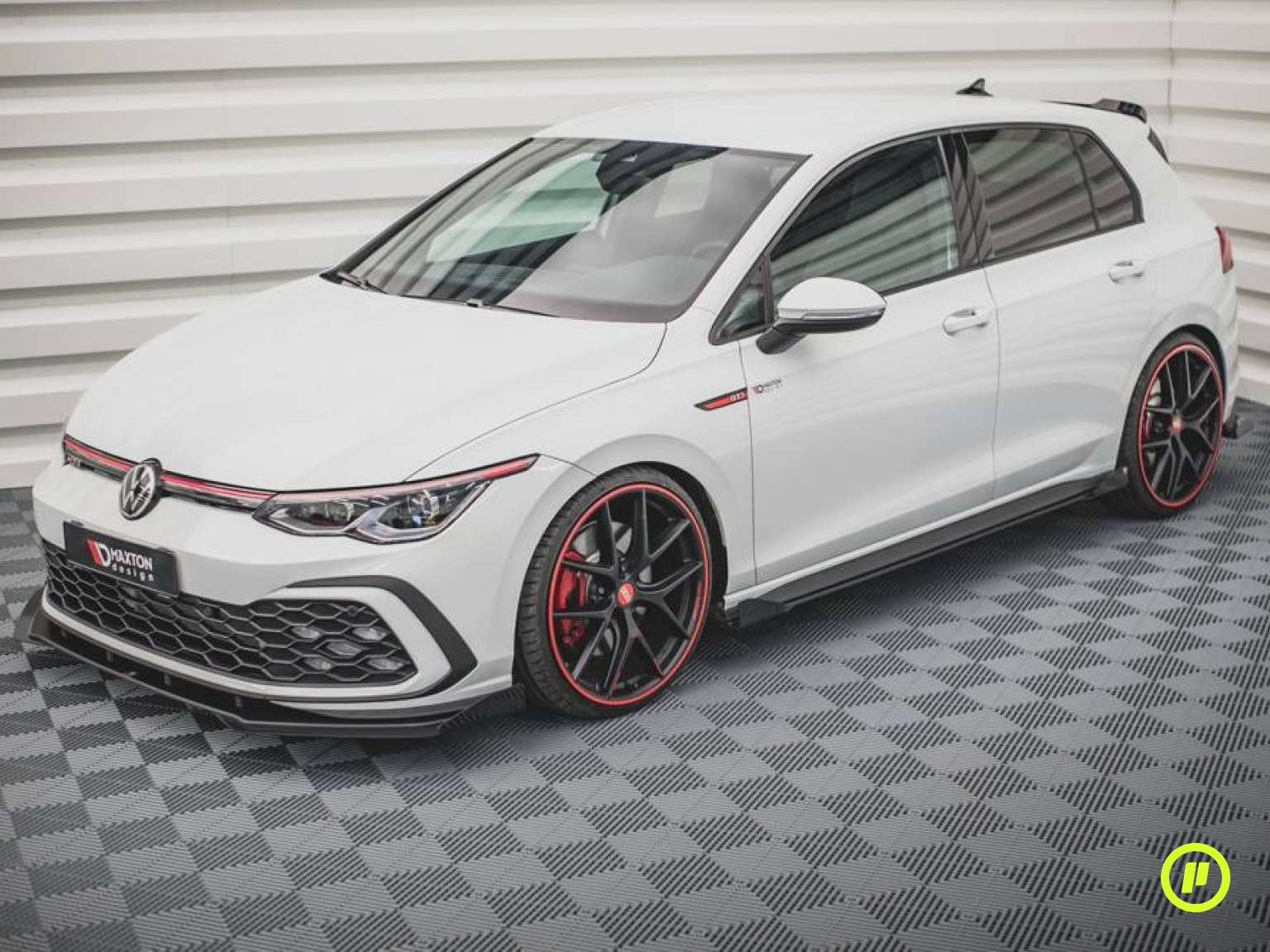 Maxton Design - Racing Durability Side Skirts Diffusers + Flaps for Volkswagen Golf 8 GTI (Mk8 2019+)