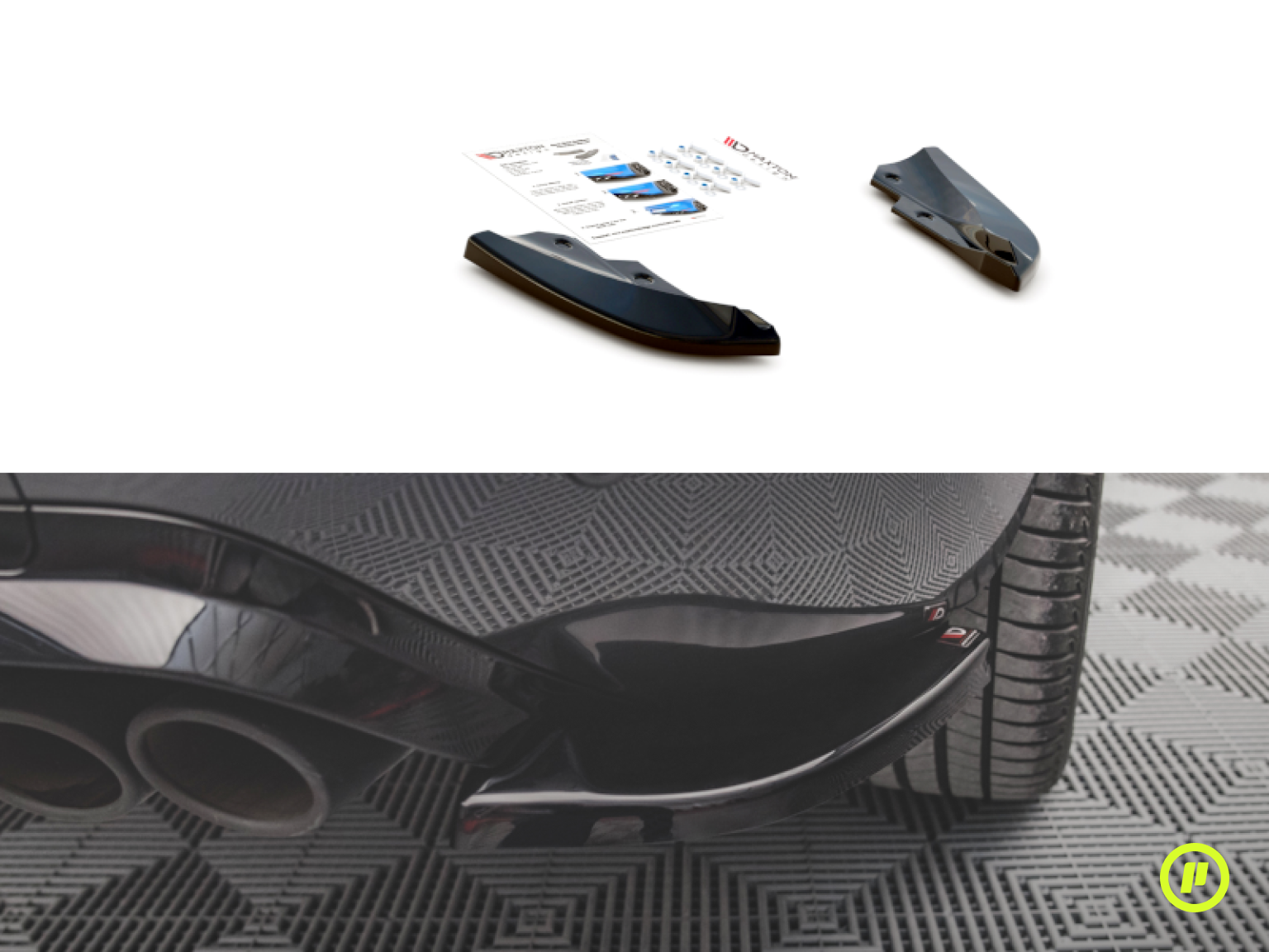 Maxton Design - Rear Side Splitters v1 for Cupra Formentor (KM 2020+)