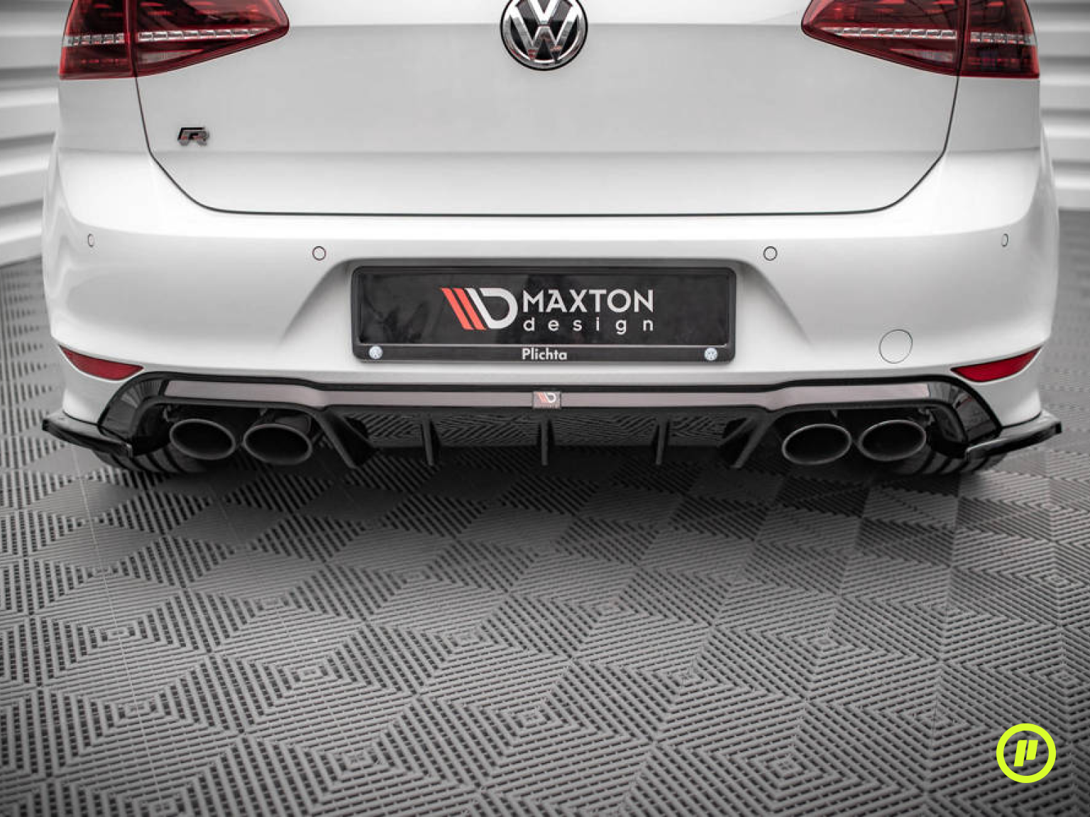 Maxton Design - Rear Side Splitters v4 for Volkswagen Golf 7 R (Mk7 2013-2016)