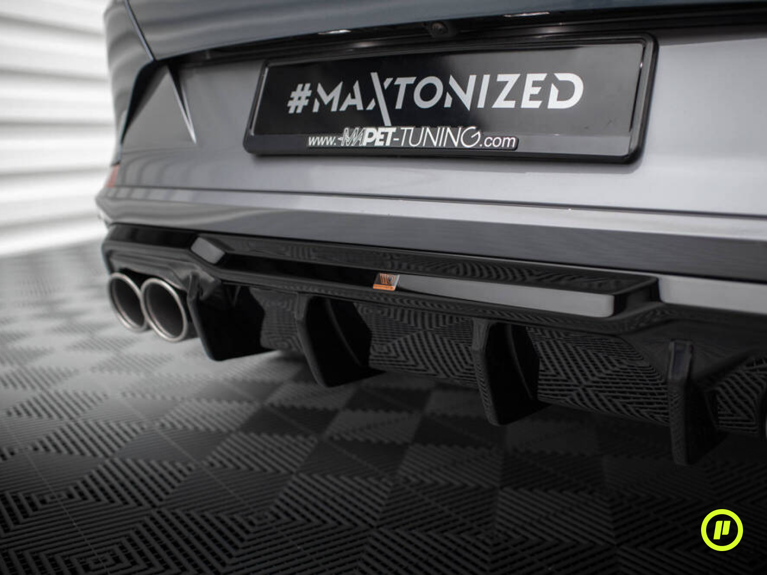 Maxton Design - Rear Valance v3 + Exhaust Ends Imitation for Cupra For