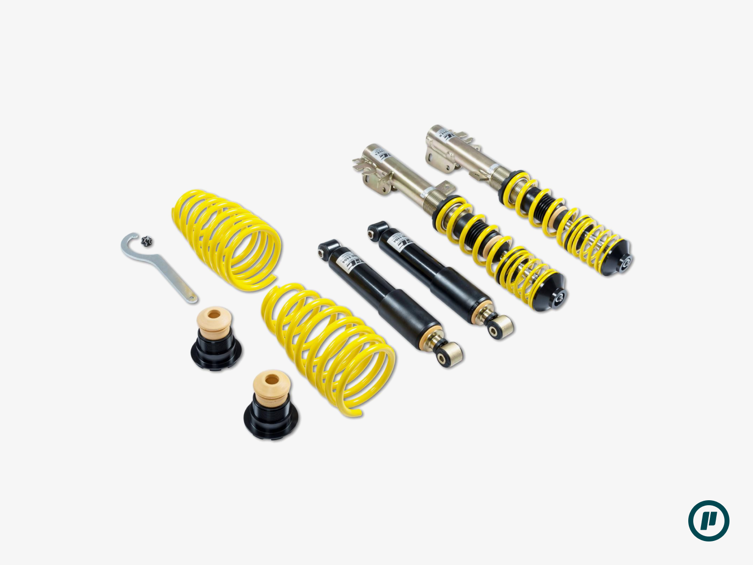 ST Coilovers ST XA Galvanized Steel (with Damping Adjustment) for Abarth 500C / 595C /695C (312 2008+)
