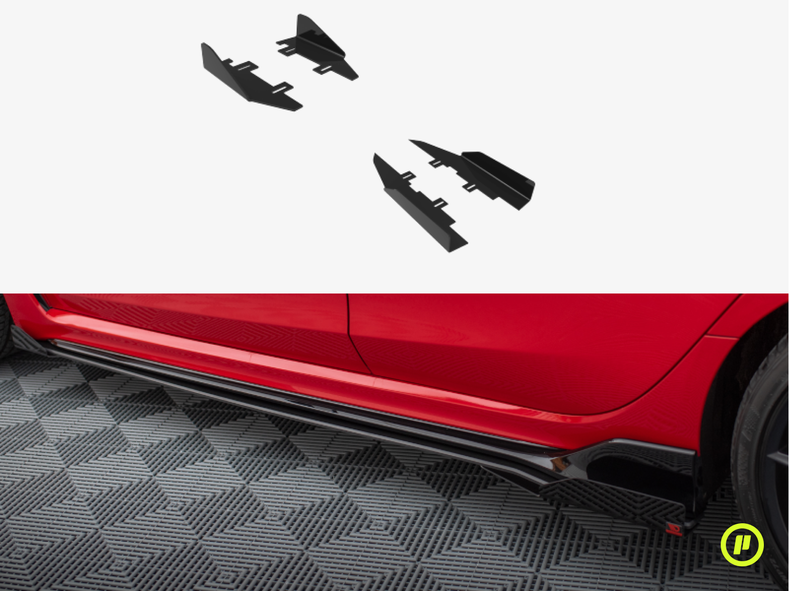 Maxton Design – Seitenklappen für Honda Civic Type-R (MK11 2023+)