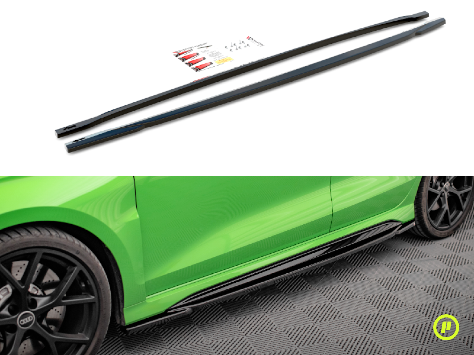 Maxton Design - Seitenschweller-Diffusoren für Audi RS3 (8J 2020+)