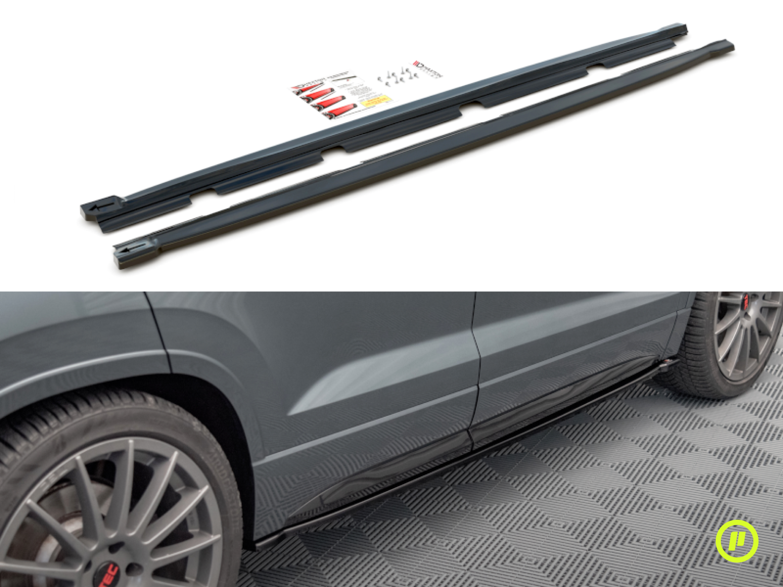 Maxton Design - Side Skirts Diffusers for Cupra Ateca (KH7 2018+)