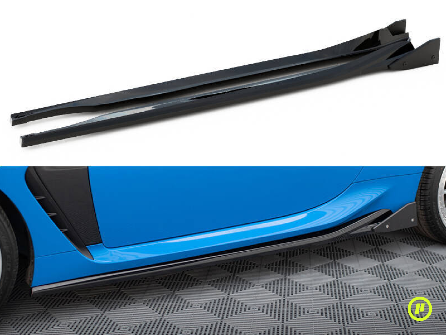 Maxton Design - Side Skirts Diffusers v1 + Flaps for Toyota GR86 (ZN8 2022+)