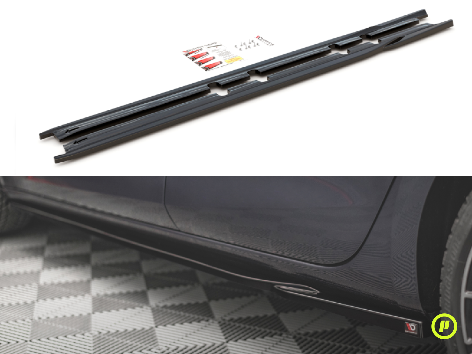 Maxton Design - Side Skirts Diffusers v1 for Seat Leon FR (KL 2020+)