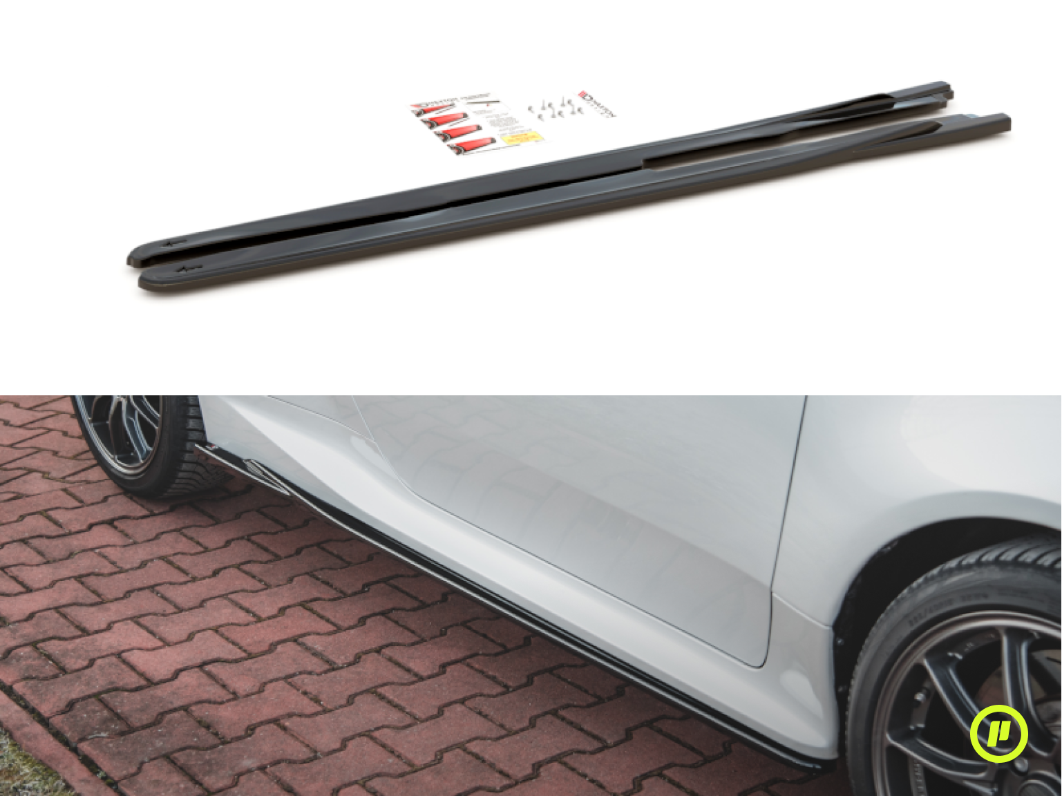 Maxton Design - Side Skirts Diffusers v1 for Toyota GR Yaris (MK4 2020+)