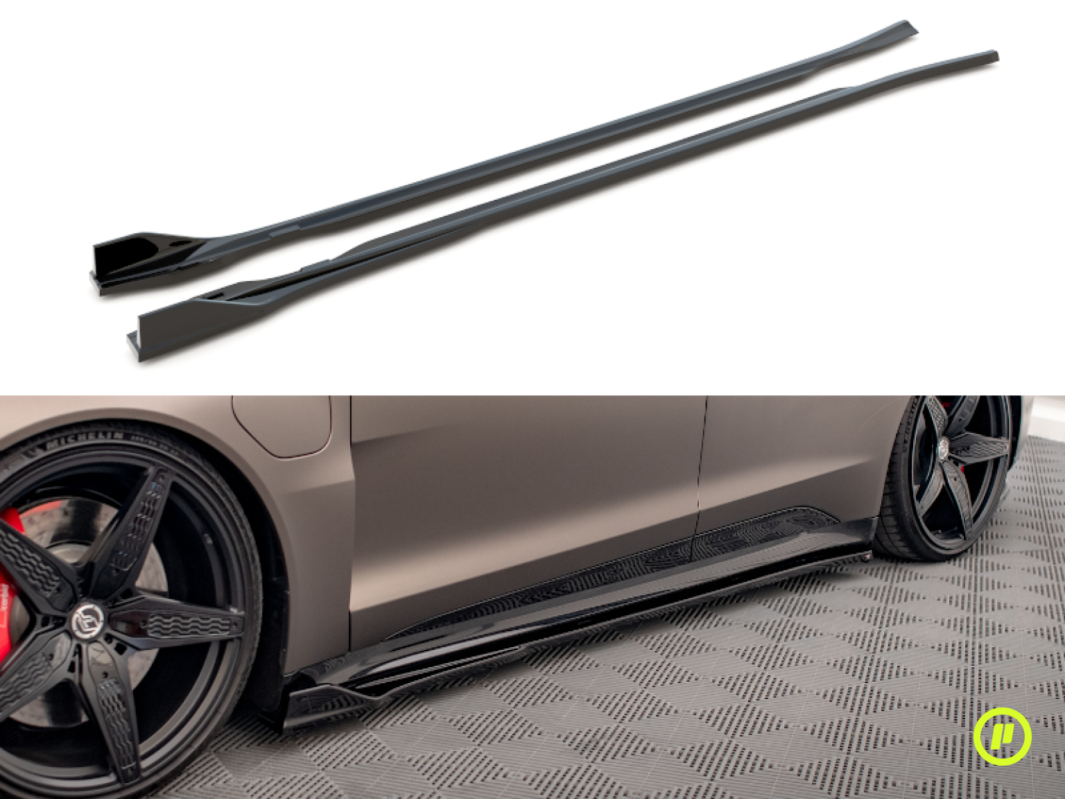 Maxton Design - Side Skirts Diffusers v2 for Audi e-Tron GT / RS GT (Mk1 2021+)
