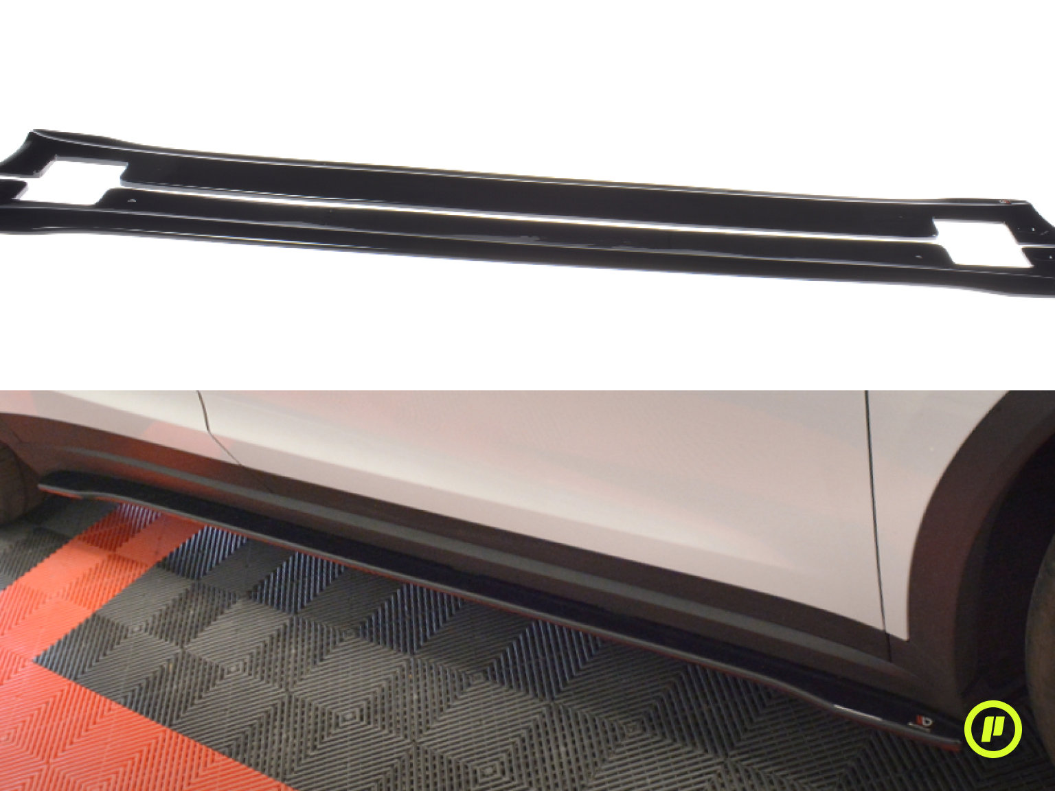 Maxton Design - Side Skirts Diffusers v2 for Tesla Model X (2015+)