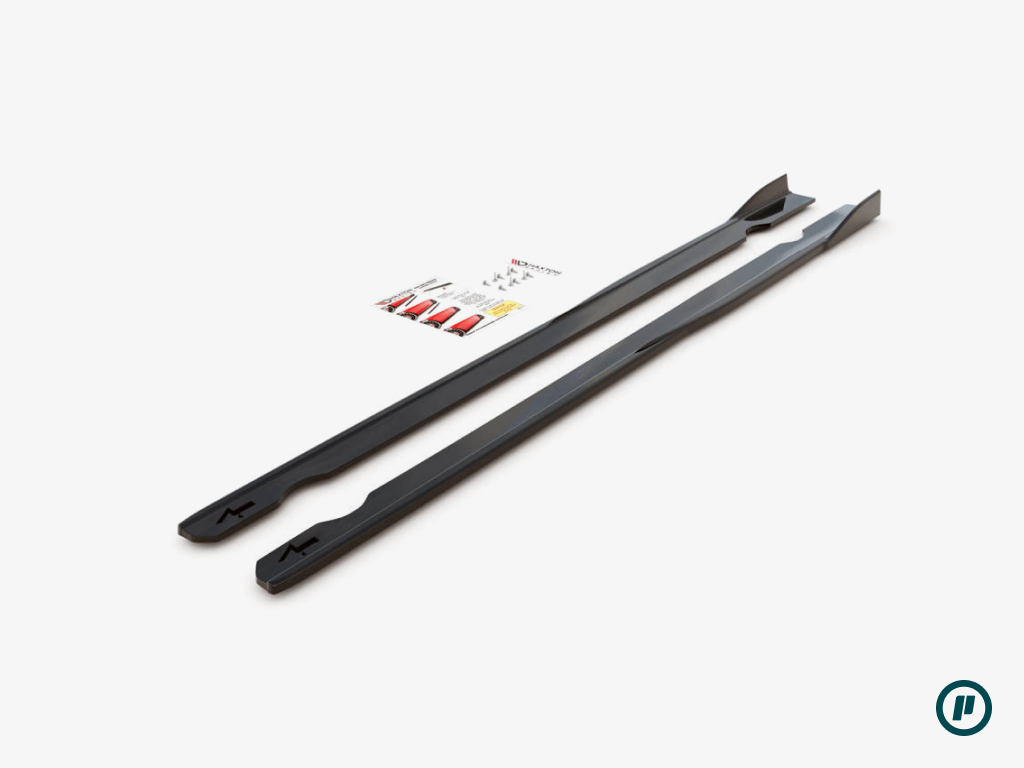 Maxton Design - Side Skirts Diffusers v2 for Volkswagen Golf 7 R (Mk7 2013-2016)