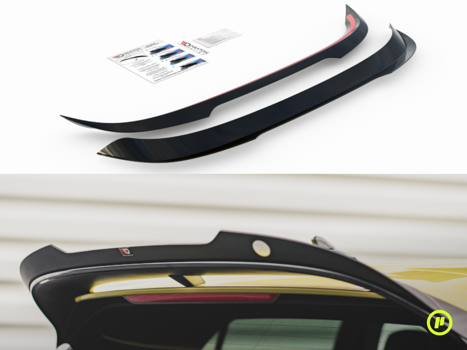 Maxton Design - Spoiler Cap v1 for Volkswagen Golf 8 R (Mk8 2019+)