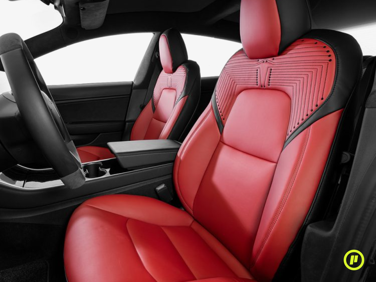 Startech - Seat Covers made of Vegan Leather for Tesla Model 3 (2017+)